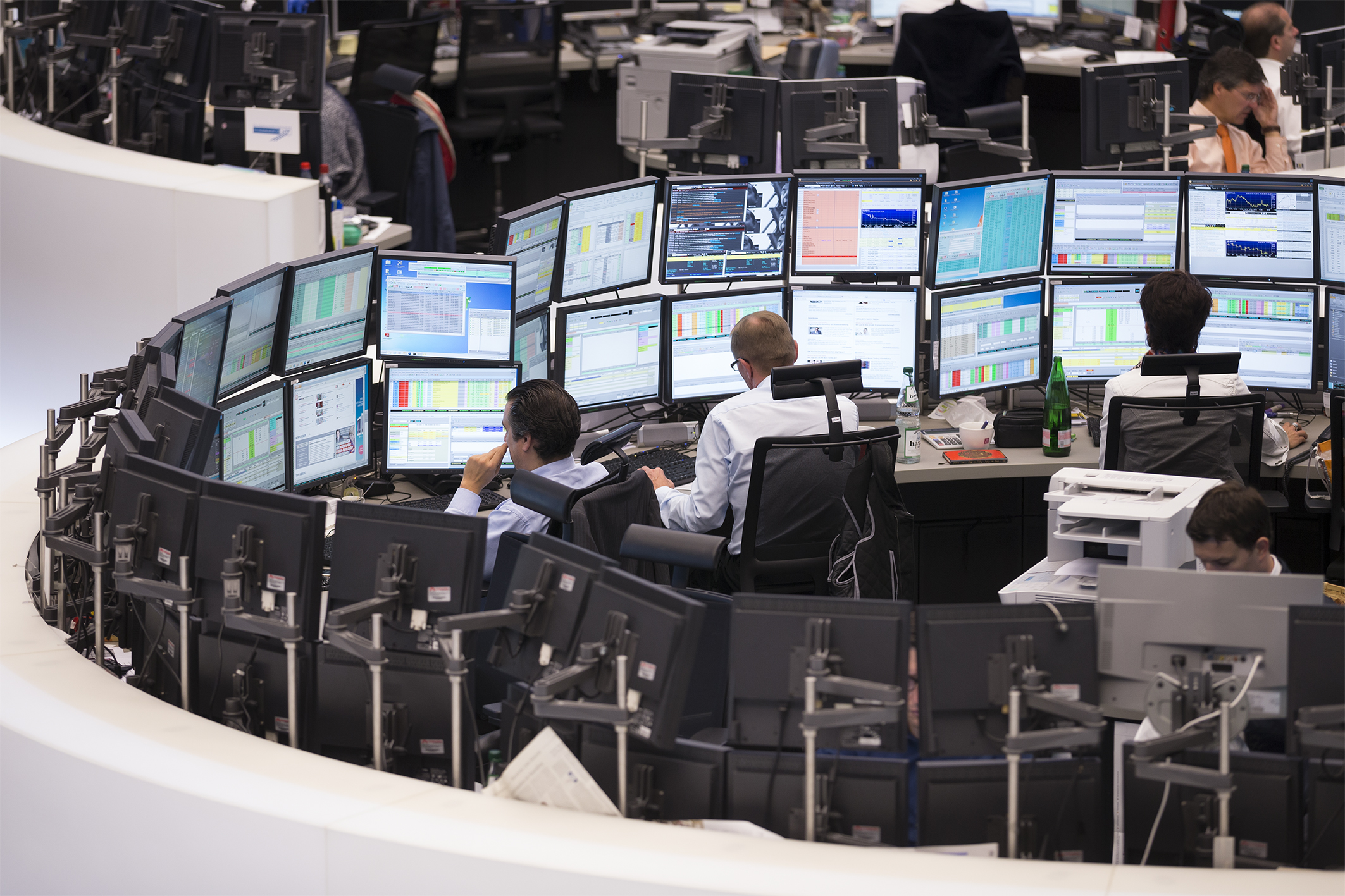 Handelssaal der Börse in Frankfurt am Main